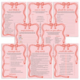 Wavy Border Bachelorette Party Games Pack Printable by LittleSizzle