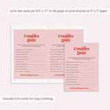 Printable Quiz for Couples Date Night