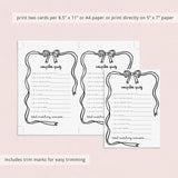 Printable Couple Quiz