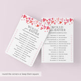 Would You Rather for Couples Game Printable