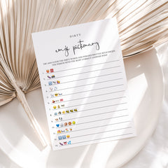 Dirty Emoji Pictionary Game With Answers Printable