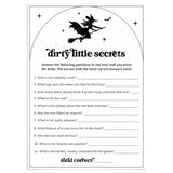 A Witch Is Getting Hitched Party Game Printable Dirty Little Secrets by LittleSizzle