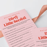 Bachelorette Dirty Little Secrets Party Game Printable