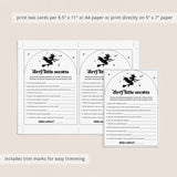 Let's Go Witches Bachelorette Games Printable