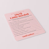 Bachelorette Dirty Little Secrets Party Game Printable
