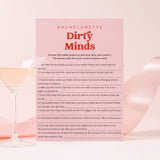 Bachelorette Dirty Minds Answers Included Printable Game
