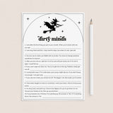 Lets Go Witches Party Game Dirty Minds Printable by LittleSizzle