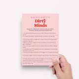 Bachelorette Dirty Minds Answers Included Printable Game