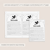 Lets Go Witches Party Game Dirty Minds Printable