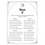 Drink If Bachelorette Weekend Game Boho Celestial by LittleSizzle