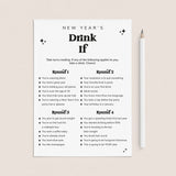 New Year's Party Drinking Game Printable by LittleSizzle
