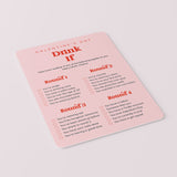 Galentines Game Drink If Printable Pink and Red