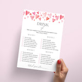 Pink Hearts Galentines Games Printable