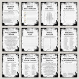 Eerie Grunge Halloween Party Games Bundle | 12 Printable Games by LittleSizzle