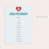 Nurse Emoji Pictionary Game Printable Nurses Party Game