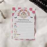 70s Disco Halloween Bachelorette Party Game Emoji Pictionary