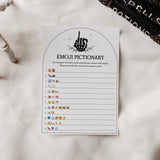 Bride or Die Bachelorette Party Dirty Emojis Game with Answer Key Printable