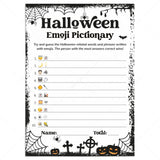 Halloween Emoji Quiz with Answers Printable by LittleSizzle