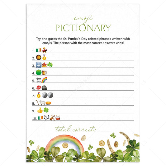 St Patricks Emojis Game Download by LittleSizzle