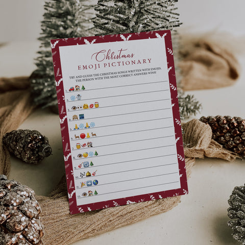 Christmas Song Emoji Game Instant Download | Zoom Christmas Party Ideas ...