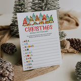 Printable Christmas Emojis Pictionary with Answer Key