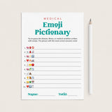 Medical Emoji Pictionary Answers Included by LittleSizzle