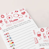 Nurse Emoji Game with Answers Printable