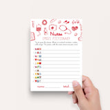Nurse Emoji Game with Answers Printable
