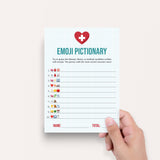 Nurse Emoji Pictionary Game Printable Nurses Party Game