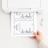 Graduation Emojis Game with Answers Printable Wavy Border