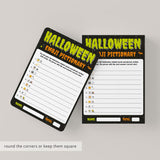 Halloween Emojis Game Printable | Monster Theme