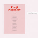 Pink and Red Bridal Emoji Pictionary Game Answers Included