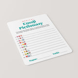 Medical Emoji Pictionary Answers Included