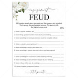 Family Feud Engagement Questions and Answers Printable by LittleSizzle