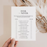 Ever or Never Office Edition | Printable Office Party Game Cards