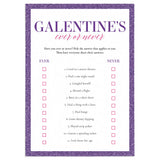 Galentines Party Game Ever or Never Printable by LittleSizzle