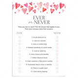 Galentine's Day Ever or Never Printable Game by LittleSizzle
