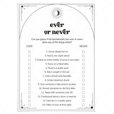 Boho Mystic Hens Night Game Ever or Never Printable by LittleSizzle