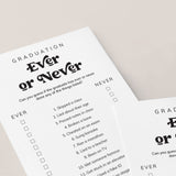 Ever or Never Graduation Icebreaker Game