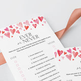 Pink Heart Galentines Day Games for Adults Printable