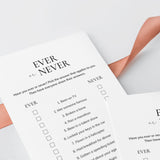 Never Have I Ever Icebreaker Game Printable