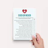 Nurse Party Game Never Have I Ever Printable