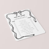 Adult Party Game Ever or Never Coquette Theme