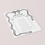 Has She Ever Bachelorette Game Printable
