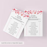 Pink Hearts Galentines Games Printable