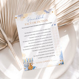 Hanukkah Fact or Fiction Game with Answer Key Printable