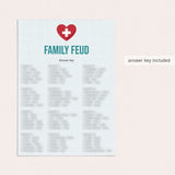 Nurse Family Feud Game Questions and Answers Printable