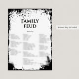 Halloween Family Feud Questions for Adults Printable | With Answers