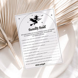 Witchy Bridal Shower Family Feud Questions and Answers Printable
