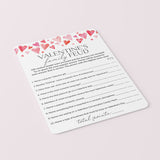 Valentine's Day Game Family Feud with Answers Printable